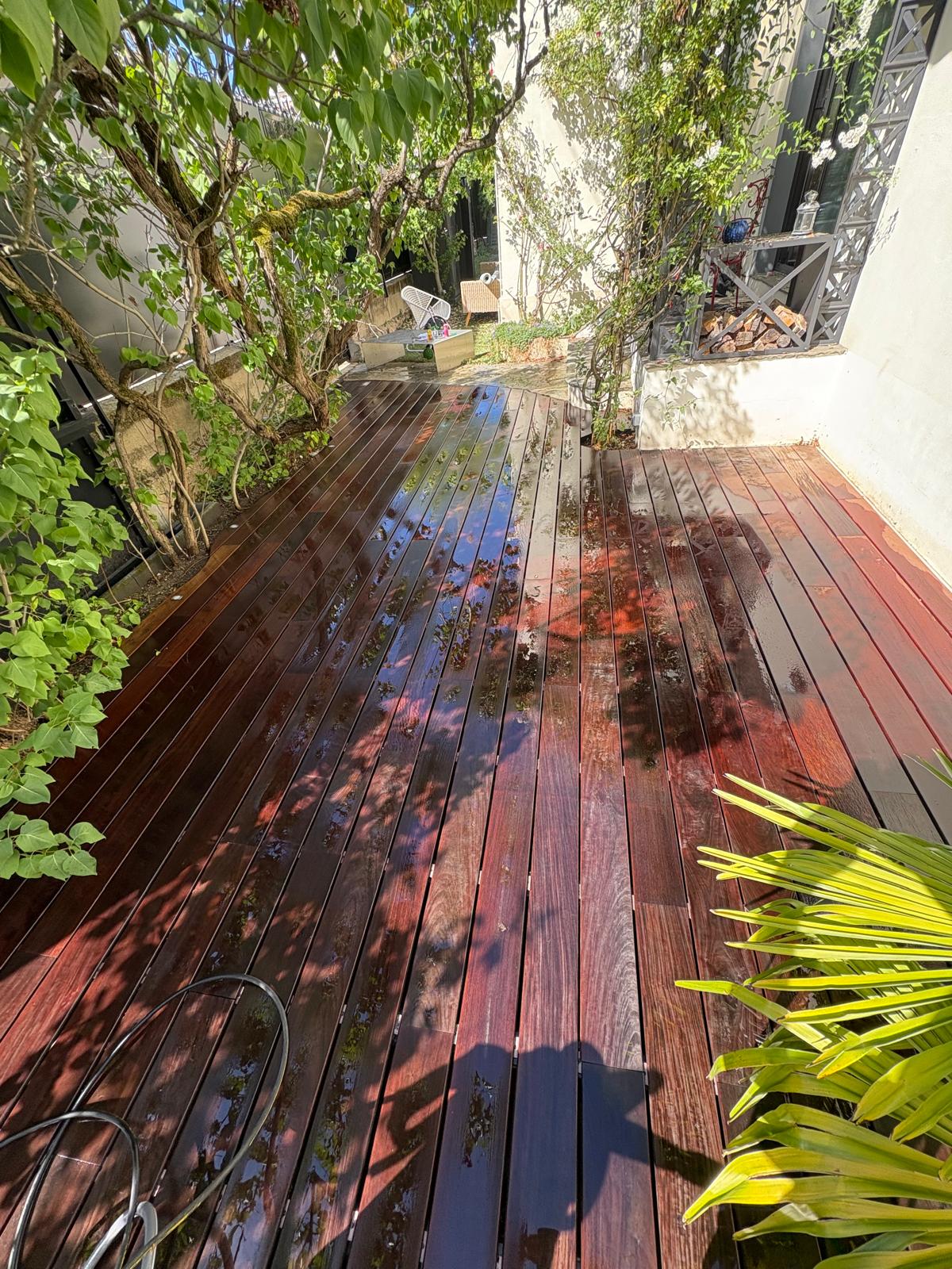 Nettoyage de terrasse